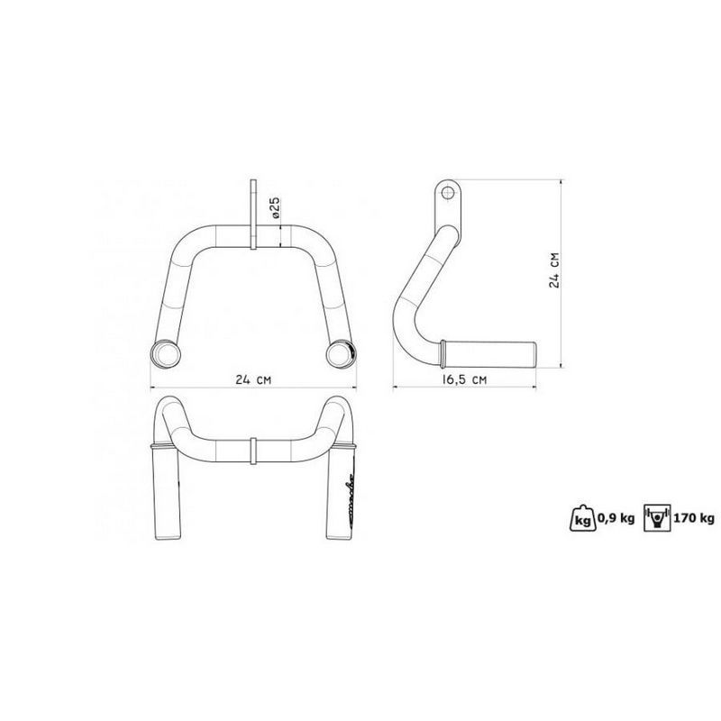 Ручка для горизонтальной тяги Marbo MH-C103