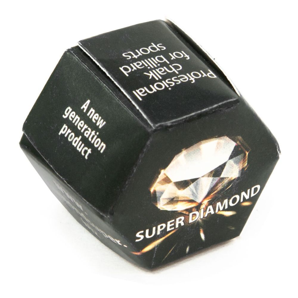 Фотографии Мел «Super Diamond Grey Round» (серый) черная коробка, круглый