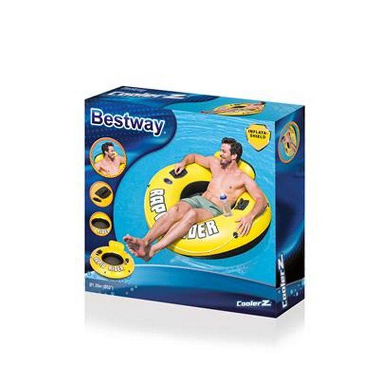 Фотографии Надувной шезлонг Bestway для отдыха на воде, 135 см 43116