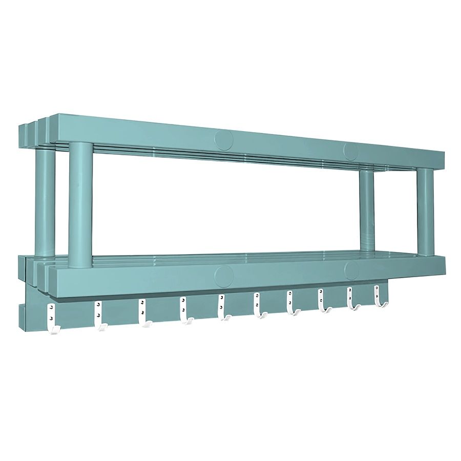 Фотографии Полка навесная с крючками (10) для полотенец