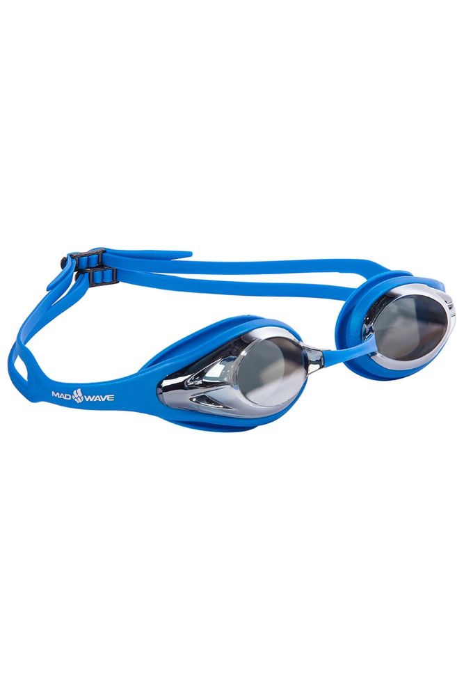 Фото Очки для плавания Mad Wave Alligator Mirror M0427 14 0 03W синий