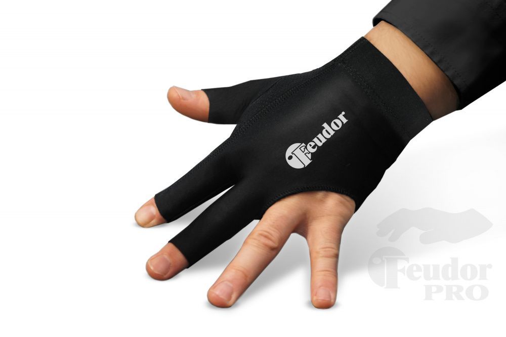 Фотографии Перчатка-бильярдная Feudor Pro black Left XL