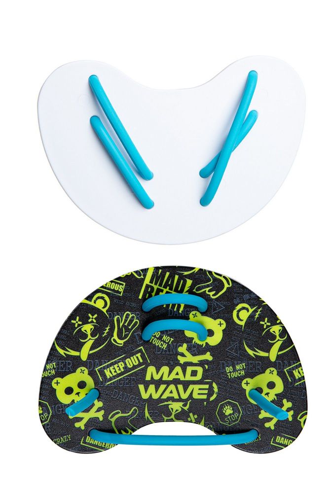 Фотографии Лопатки Mad Wave Paddles Finger Fun M0743 03 0 01W салатовый