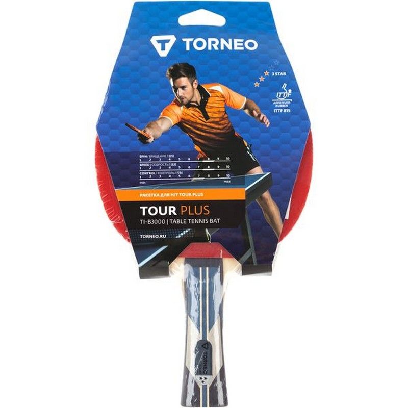 Фотографии Ракетка для настольного тенниса Torneo Tour PlusTable Tennis Bat TI-B3000
