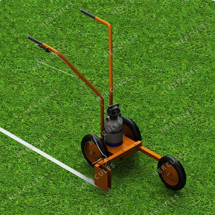 Фотографии Машинка для разметки поля с ручной помпой