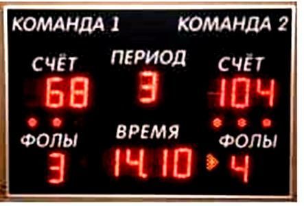 Фотографии Табло баскетбольное электронное  Pioner A13728