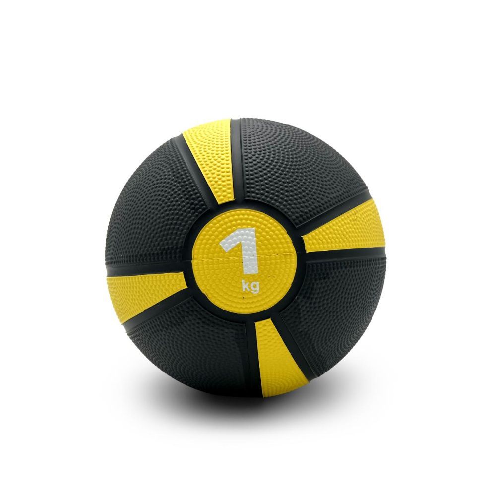 Фото Медбол UNIX Fit PRO 1 кг жёлтый