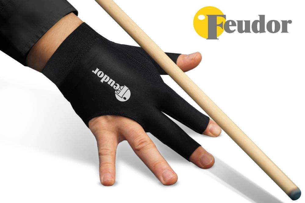 Фотографии Перчатка-бильярдная Feudor Pro black Right M/L