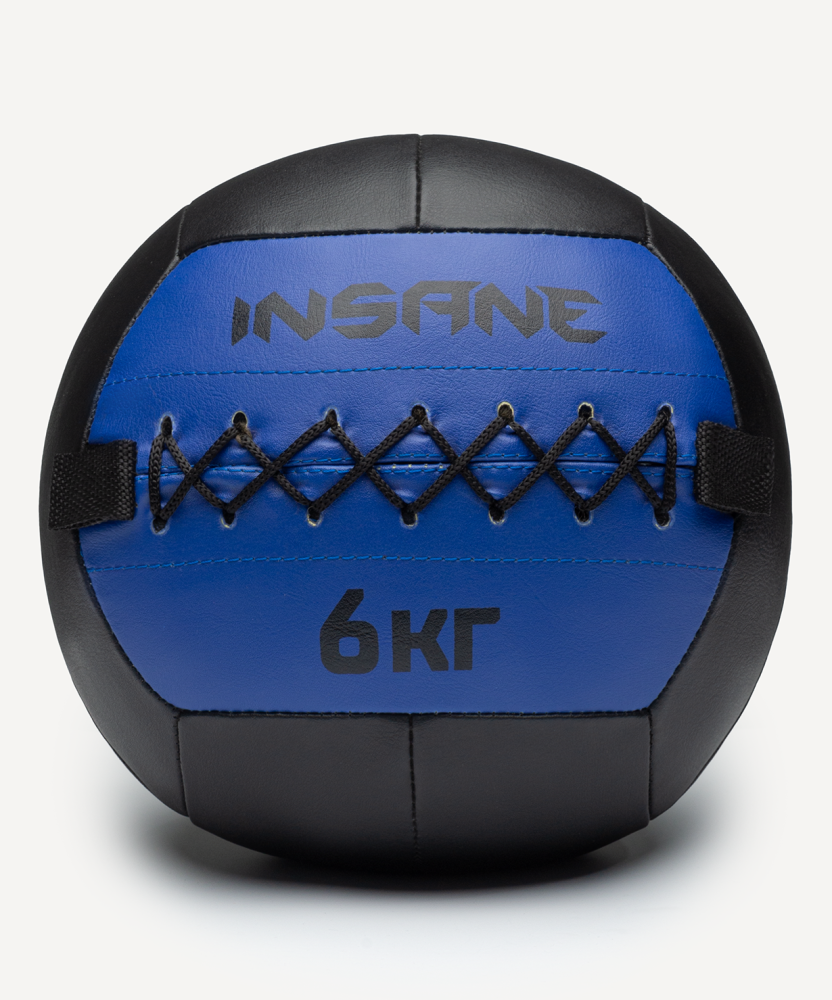 Фото Медбол IN24-WB100, 6 кг, синий