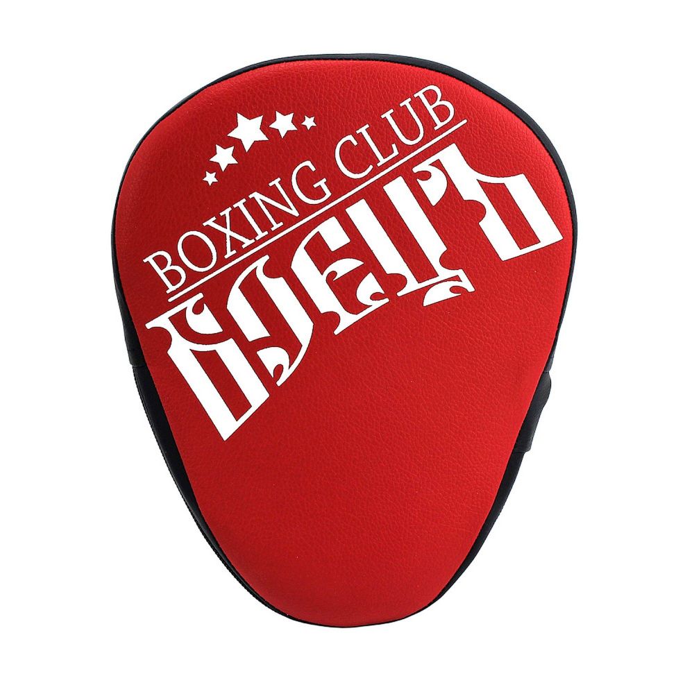 Фотографии Лапы боксерские гнутые Боецъ 111 черный-красный