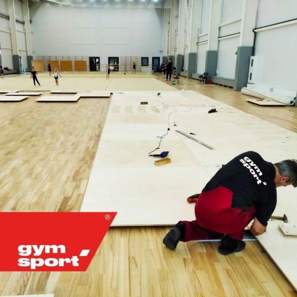 Фотографии Помост для спортивной гимнастики пружинный GymProf STRONG 9х9 для ковра 9х9