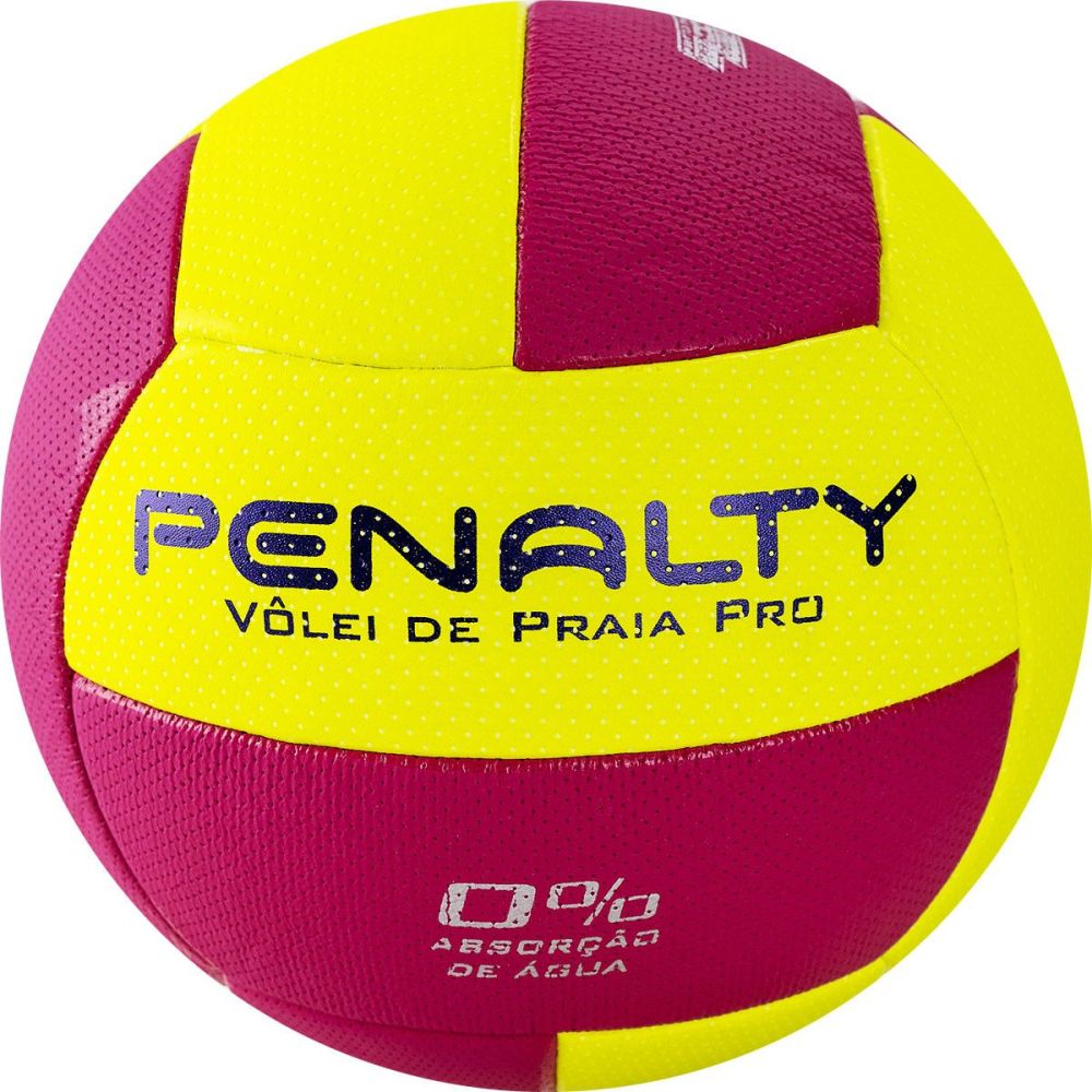 Фото Мяч для пляжного волейбола PENALTY BOLA VOLEI DE PRAIA PRO 5415902013-U, размер 5, желто-розовый