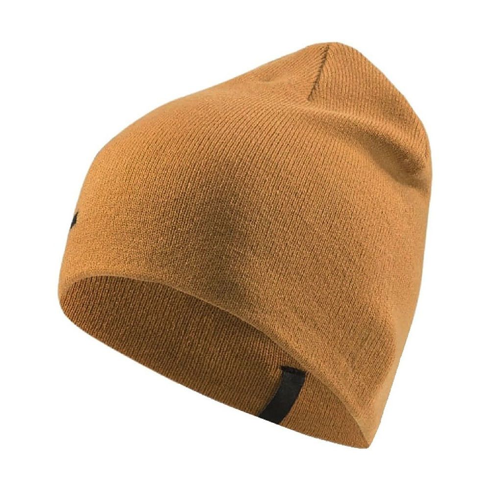 Шапка спортивная зимняя PUMA Ess Classic Cuffless Beanie, 02343310, горчичный
