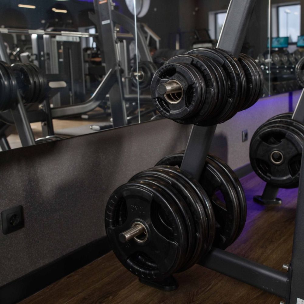 Диск обрезиненный (три хвата, черный) D51 мм PROFI-FIT  2,5 кг