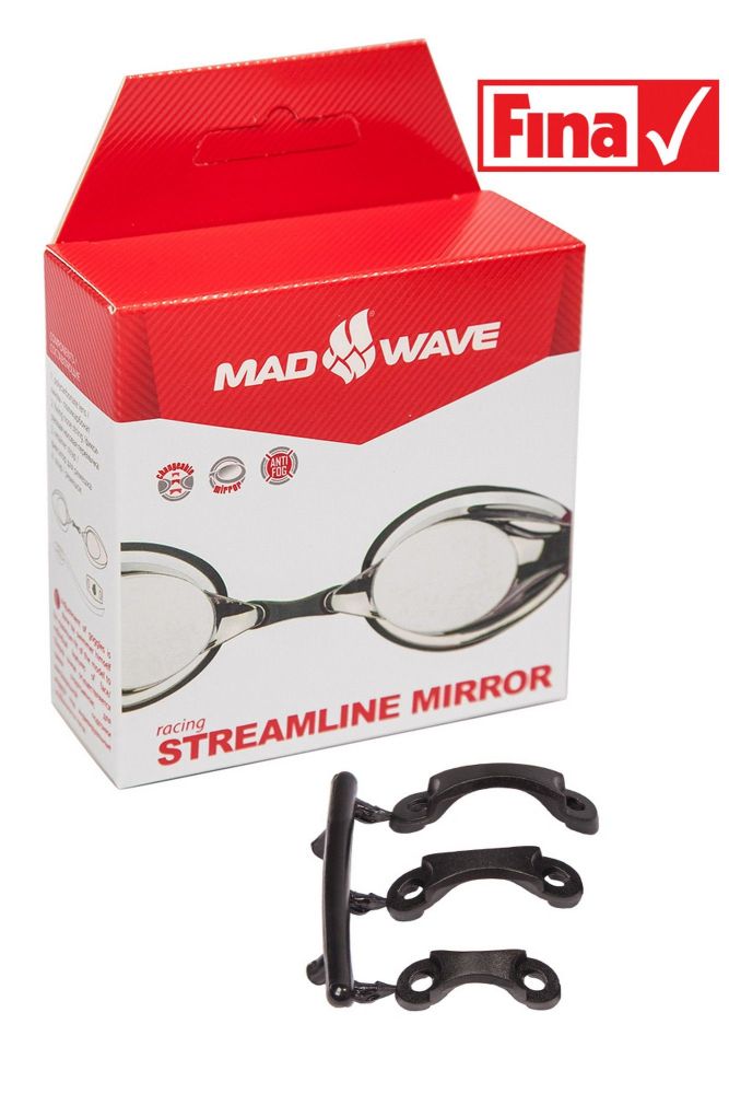 Фотографии Стартовые очки Mad Wave Streamline Mirror M0457 02 0 05W красный