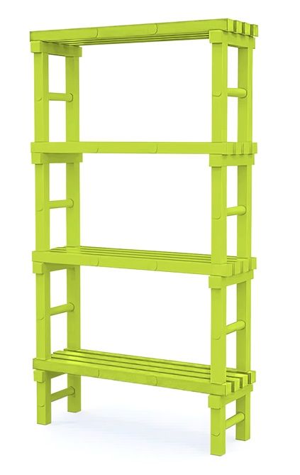 Фотографии Стеллаж пластиковый, 1 м