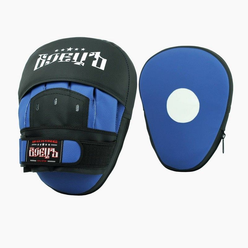 Фотографии Лапы боксерские гнутые Боецъ 110 сине-черные