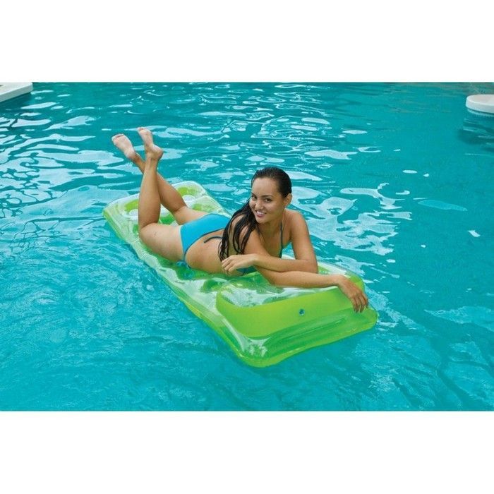 Фотографии Матрас надувной Intex с подстаканниками, 188х71см 58890