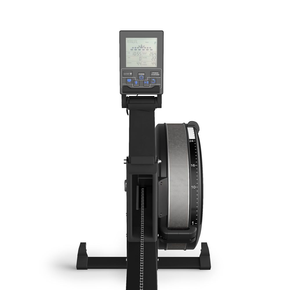Гребной тренажер UNIX Fit Air воздушно-магнитный / Magnetic Rower-X черный