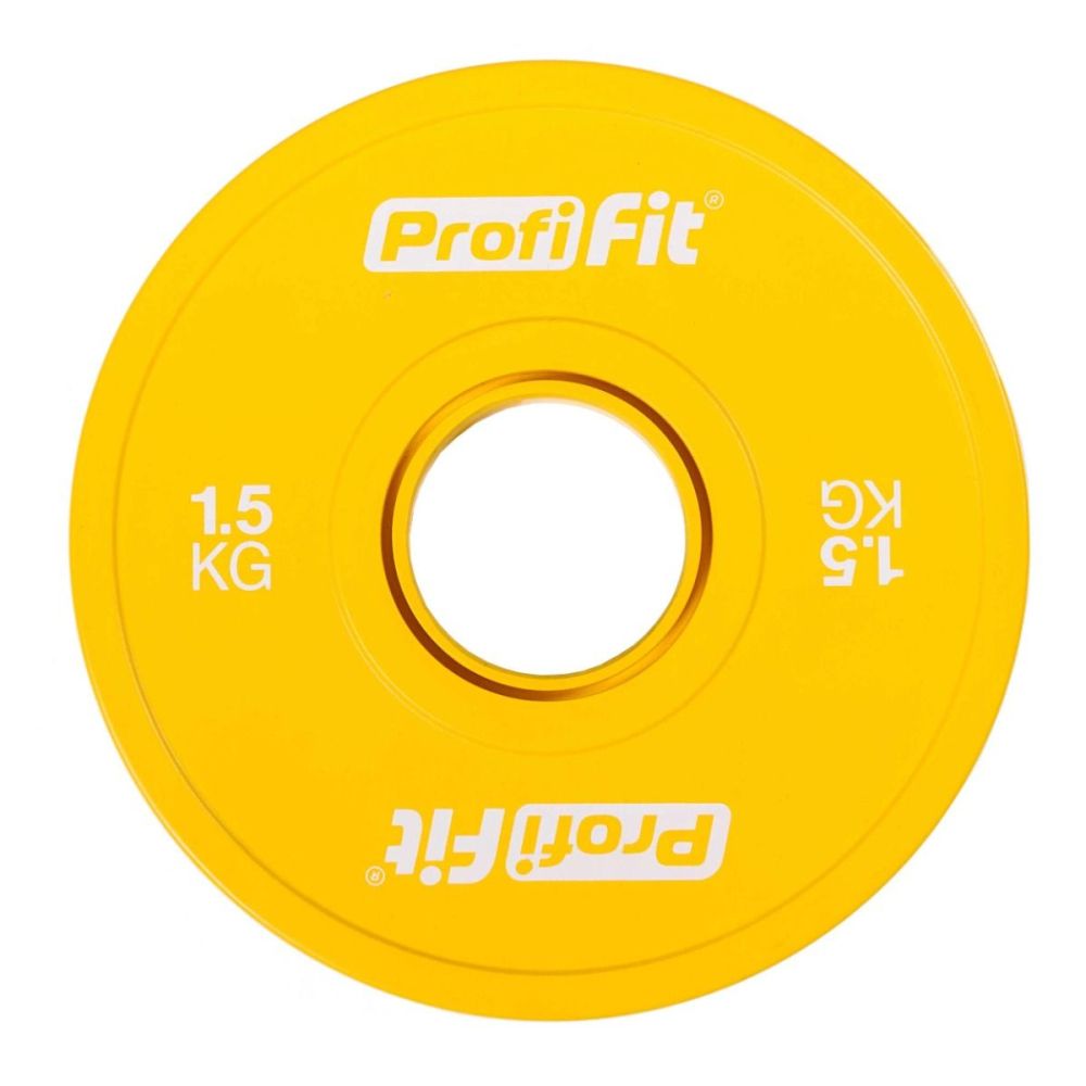 Фото Диск профессиональный обрезиненный (цветной) D51 мм PROFI-FIT 1,5 кг