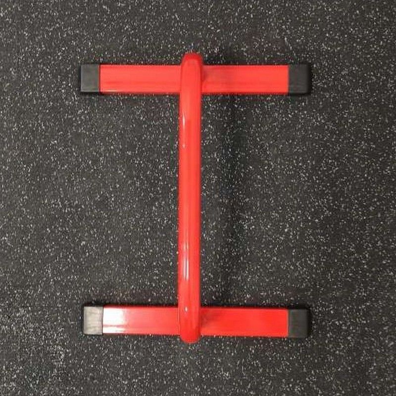 Фото Упоры напольные для отжиманий (паралетсы) красный