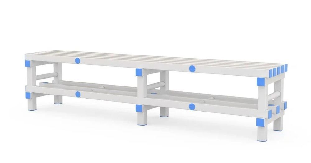 Фото Скамья двухуровневая усиленная