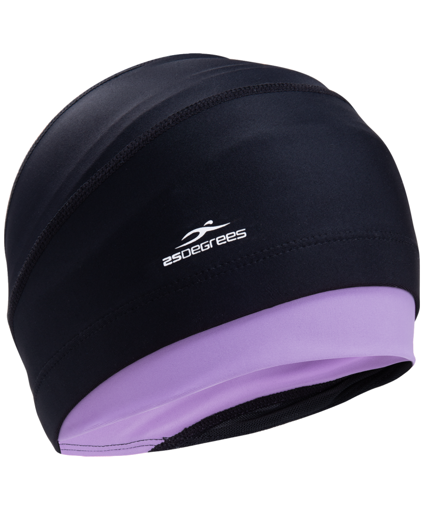 Фото Шапочка для плавания Duplo Black/Lilac, полиамид, для длинных волос