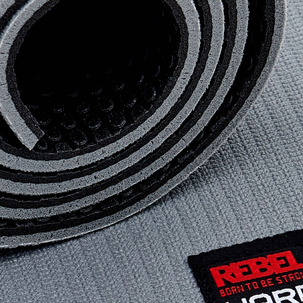 Фотографии Мат для йоги и аэробики двухслойный 6 мм REBEL HARDMAT
