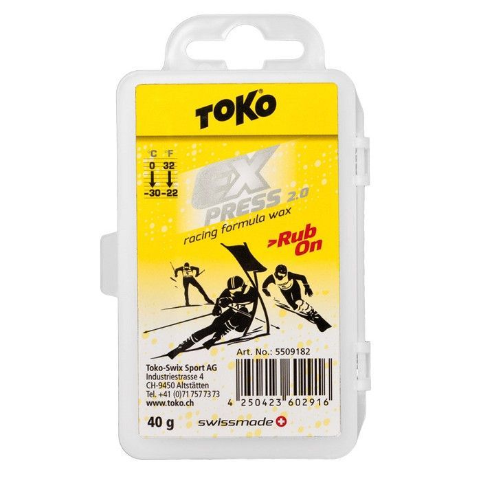 Фотографии Экспресс смазка TOKO 5509260 Express Rub On (0°С -30°С) 40 г