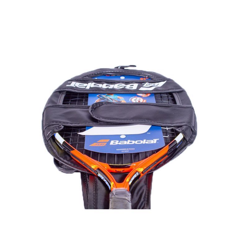 Фотографии Ракетка для большого тенниса детская Babolat Ballfighter 19 Gr0000, 140238, до 5 лет, алюм, со струн, оранж-чер-синий