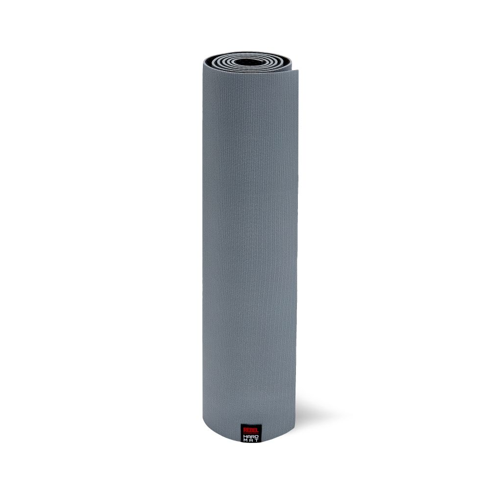 Фотографии Мат для йоги и аэробики двухслойный 6 мм REBEL HARDMAT