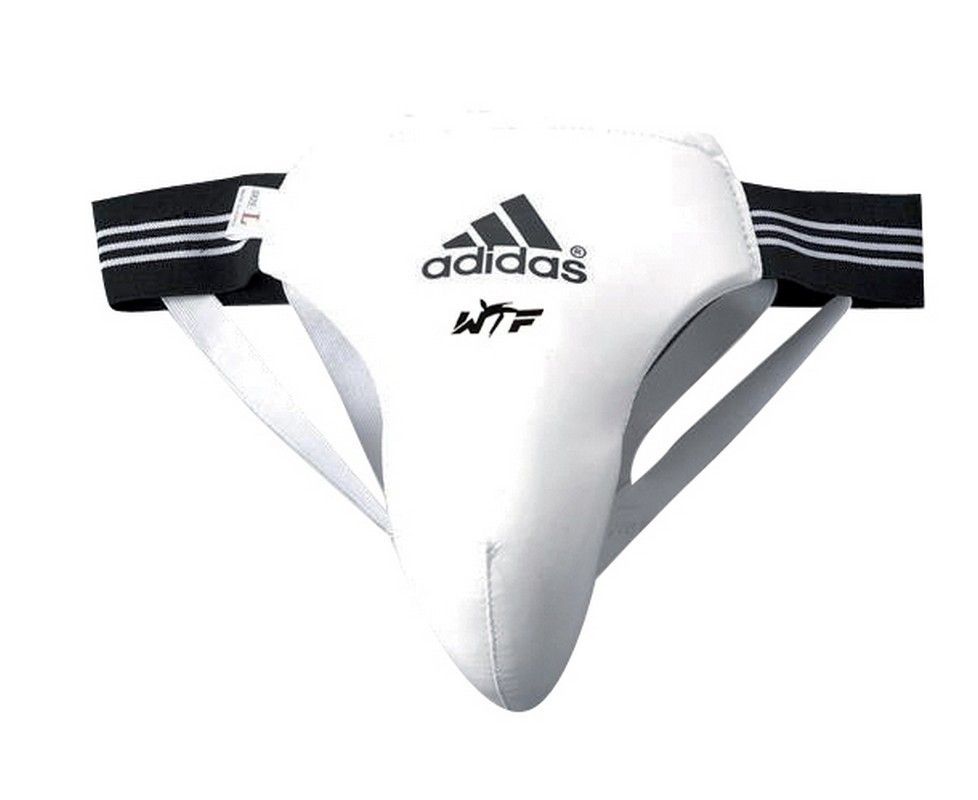 Фотографии Защита паха Adidas WTF Men Groin Guard белая мужская adiTGG01