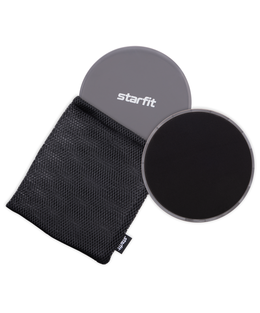 Фотографии Глайдинг диски для скольжения FS-101, серый/черный