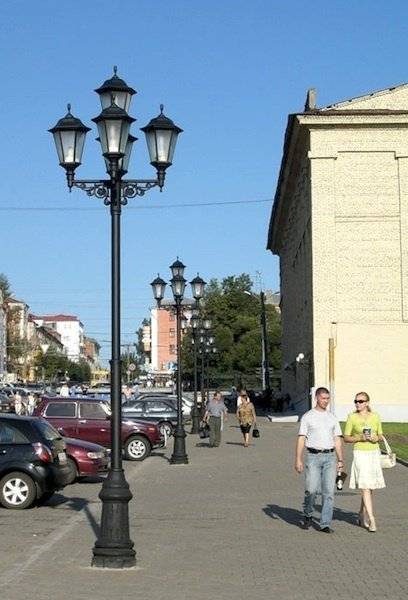 Фотографии Фонарь уличный «Пушкин - 1» со светильником
