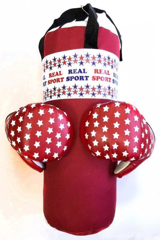 Фото Набор боксерский Real Sport Мини RS150 красный