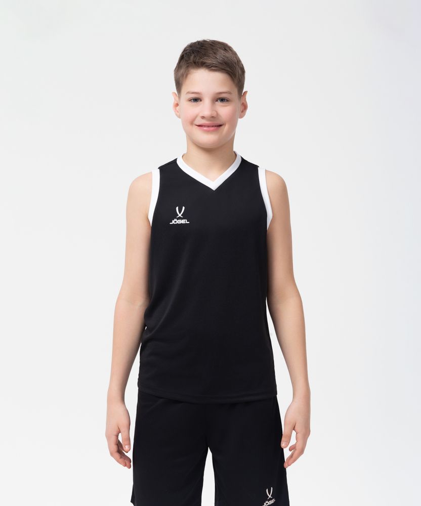 Фотографии Майка баскетбольная JOGEL CAMP Basic, черный, детский