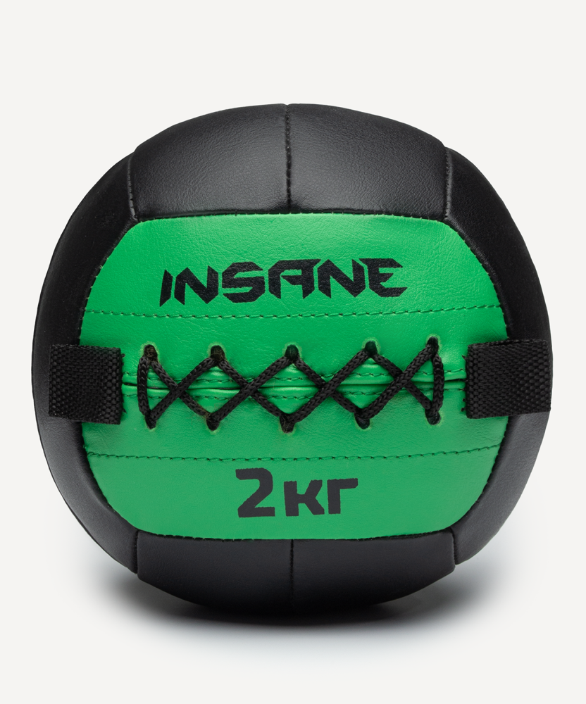 Фото Медбол IN24-WB100, 2 кг, зеленый