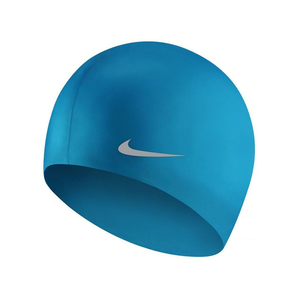 Фото Шапочка для плавания для детей 8-14 лет Nike Solid Silicone Youth TESS0106458, силикон