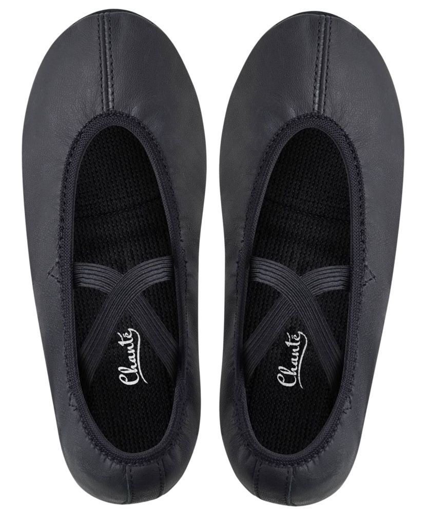 Фото Балетки Chante Liberty Black, кожа, детский