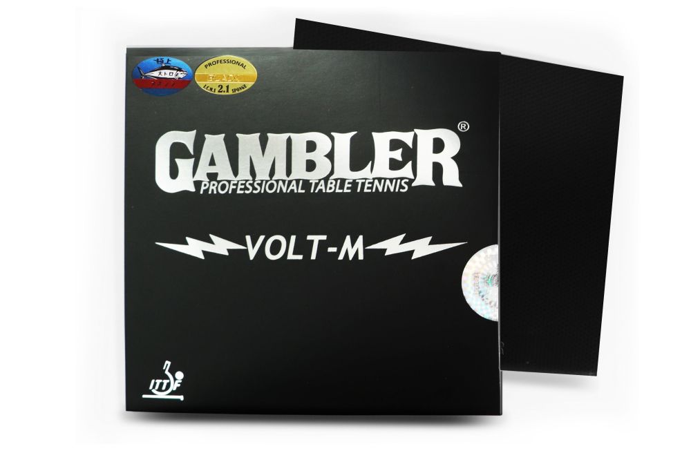 Фотографии Накладка для ракетки GAMBLER VOLT M 2.1MM BLACK