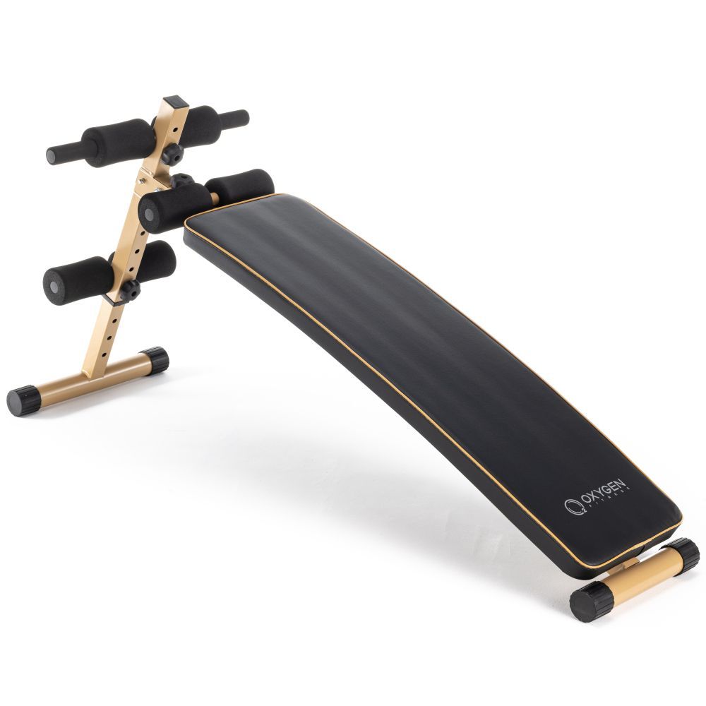 Фото Скамья для пресса изогнутая домашняя OXYGEN FITNESS VINSON