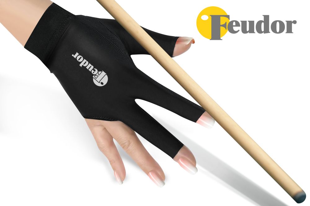 Фотографии Перчатка-бильярдная Feudor Pro black Right S