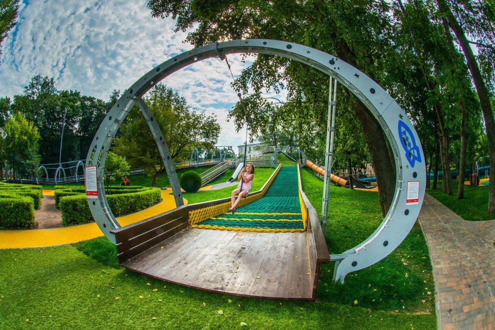 Фото Канатная дорога - на естественном склоне