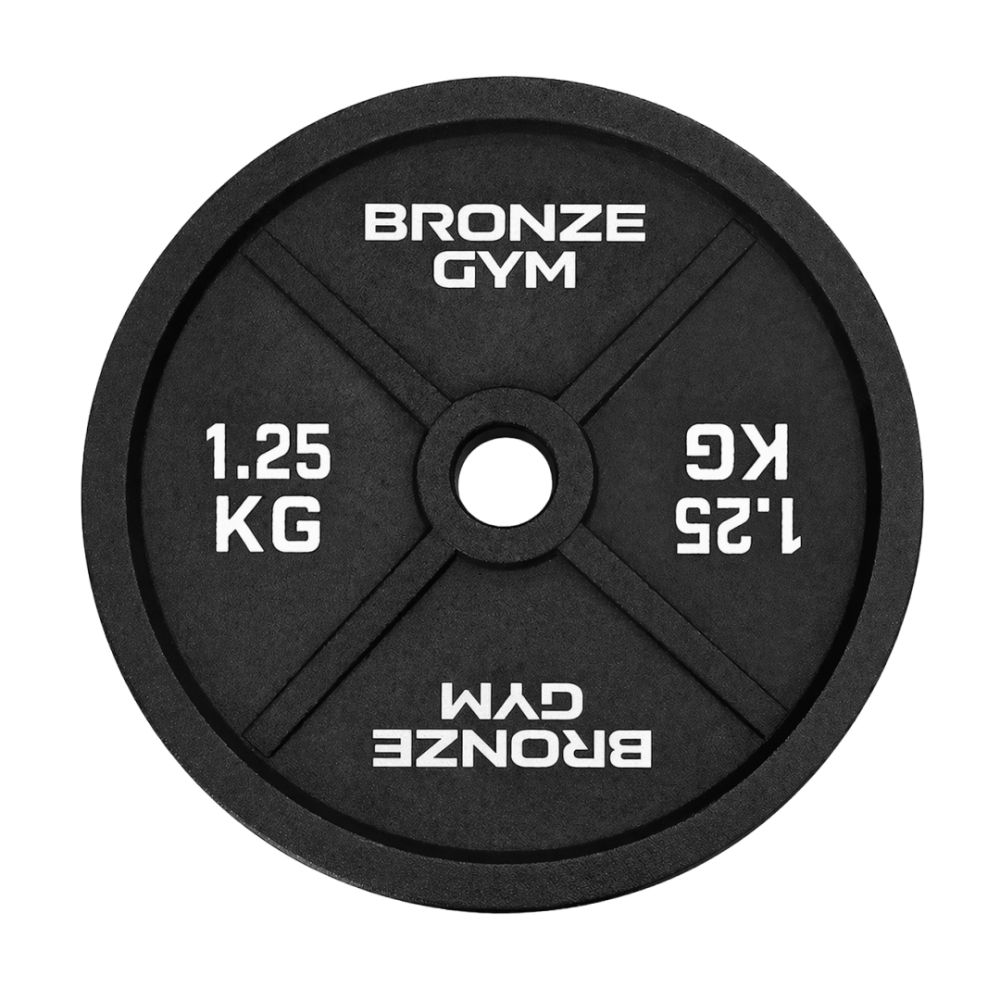 Фото Диск олимпийский BRONZE GYM чугунный 1,25 кг