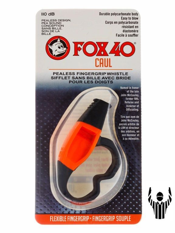 Фотографии Свисток FOX 40 CAUL с креплением на пальцы (оранжевый) Sportex E42054