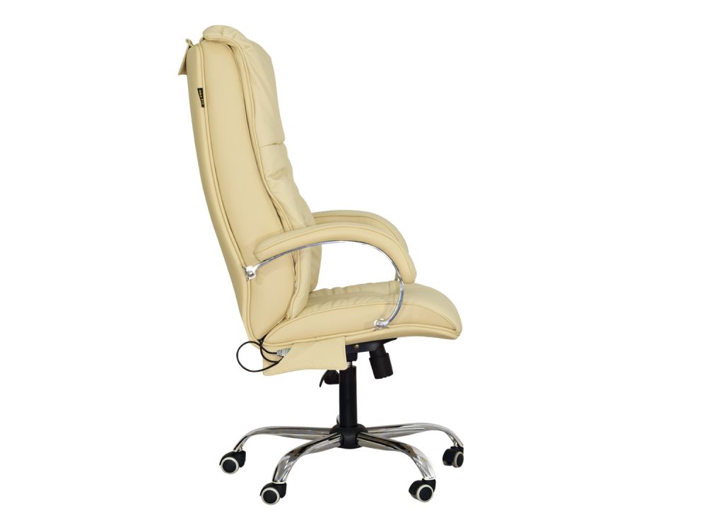 Офисное массажное кресло EGO BOSS EG1001 LKFV Крем (Арпатек)
