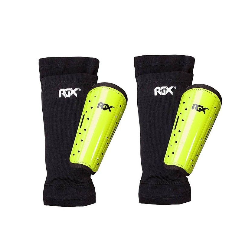 Фотографии Футбольные щитки RGX RGX-8400 Черный/Лайм