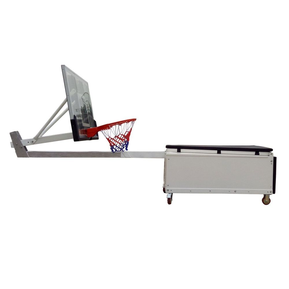 Фотографии Баскетбольная мобильная стойка DFC STAND56SG 143x80CM поликарбонат (3кор)