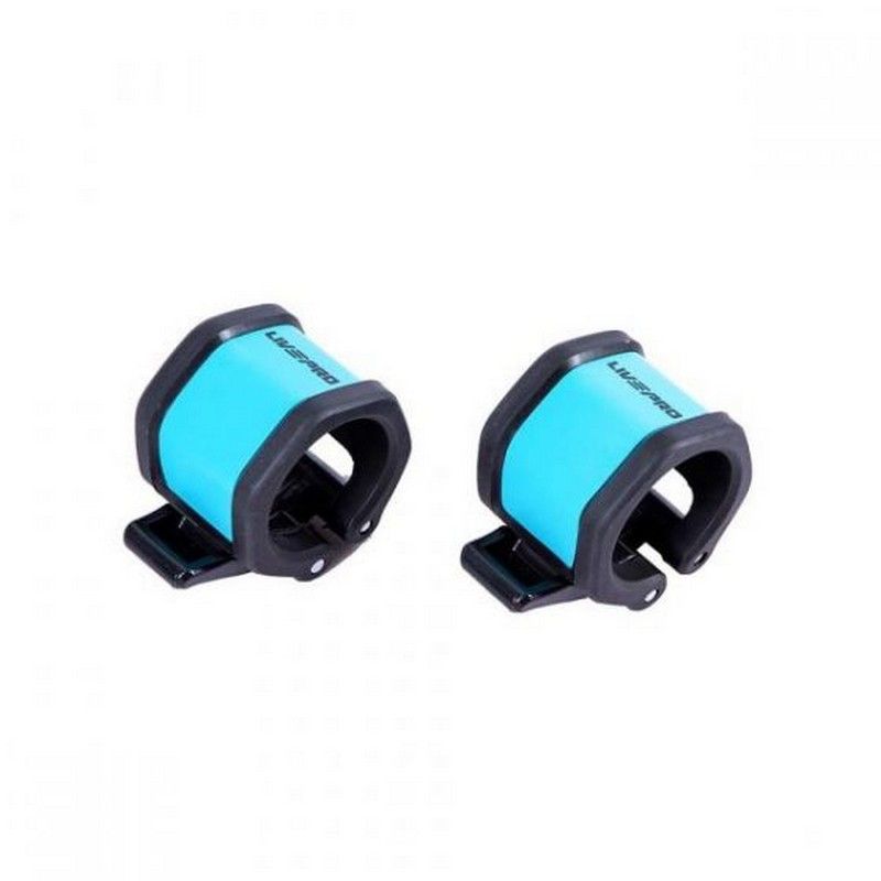 Олимпийские замки Live Pro Lite Barbell Collars LP8062 пара, черный\синий