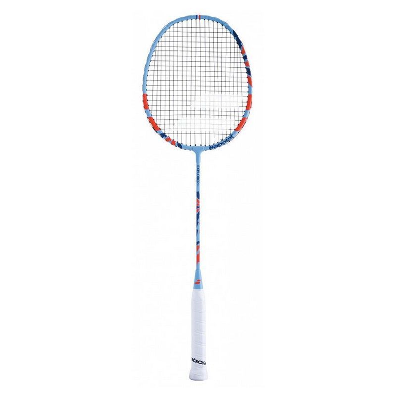 Фото Ракетка для бадминтона Babolat Exploler I 601364-136 оранжевый-голубой